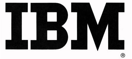 Третий логотип IBM (1956-1972)
